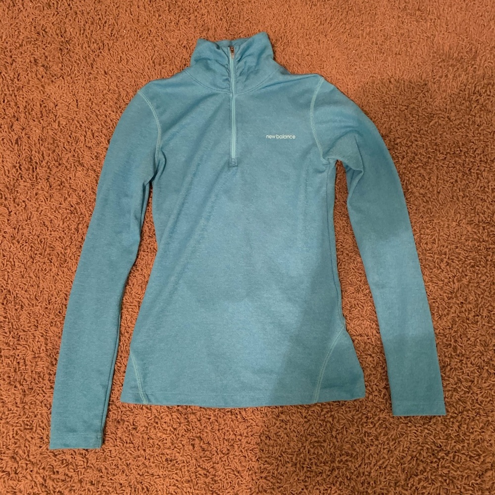 New Balance blue 1/4 zip